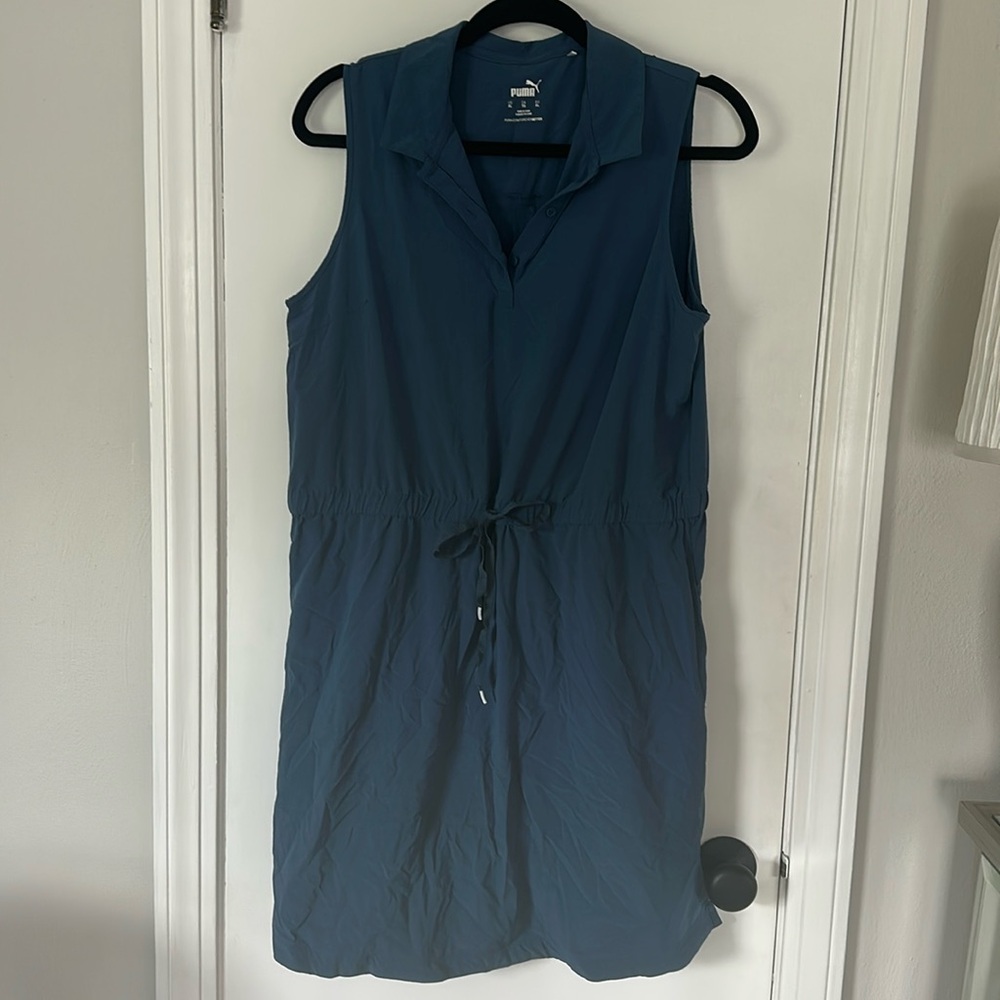 SZ XL Puma golf dress with cinched waist. GUC